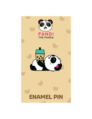 Body By Boba Enamel Pin by Pandi the Panda