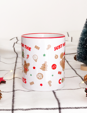 Holiday Cookies Ceramic Coffee Mug 11oz
