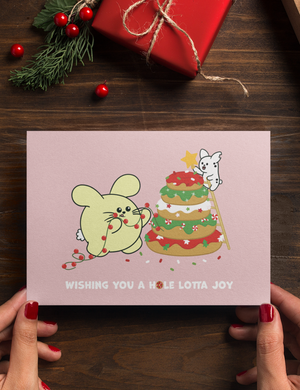 Isang Hole Lot of Joy Greeting Card