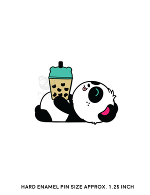 Body By Boba Enamel Pin by Pandi the Panda