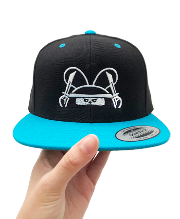 Oras ng Ninja! Snapback Hat Specialty Made to Order ng Fat Rabbit Farm