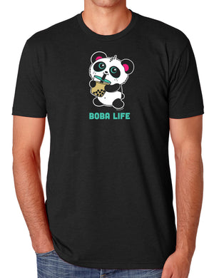 Boba Life Men’s T-shirt by Pandi the Panda