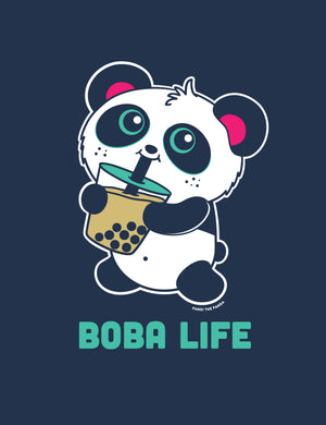 Boba Life レディース T シャツ by Pandi the Panda