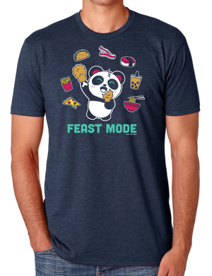 Feast Mode Men's T-shirt ni Pandi the Panda