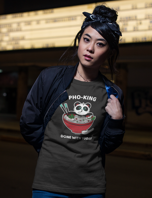 Pho-King Done with Today レディース T シャツ
