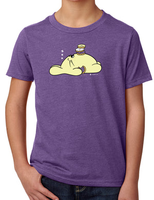Nap Time Kid's T-shirt ng Fat Rabbit Farm