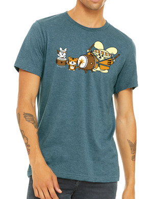 Taiko with Tigers with Men’s T-shirt