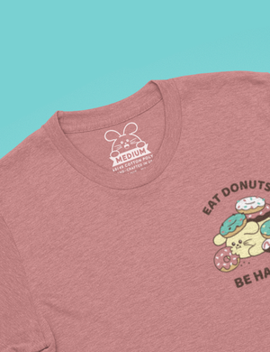 Kumain ng Donuts. Maging Maligayang T-Shirt ng Lalaki