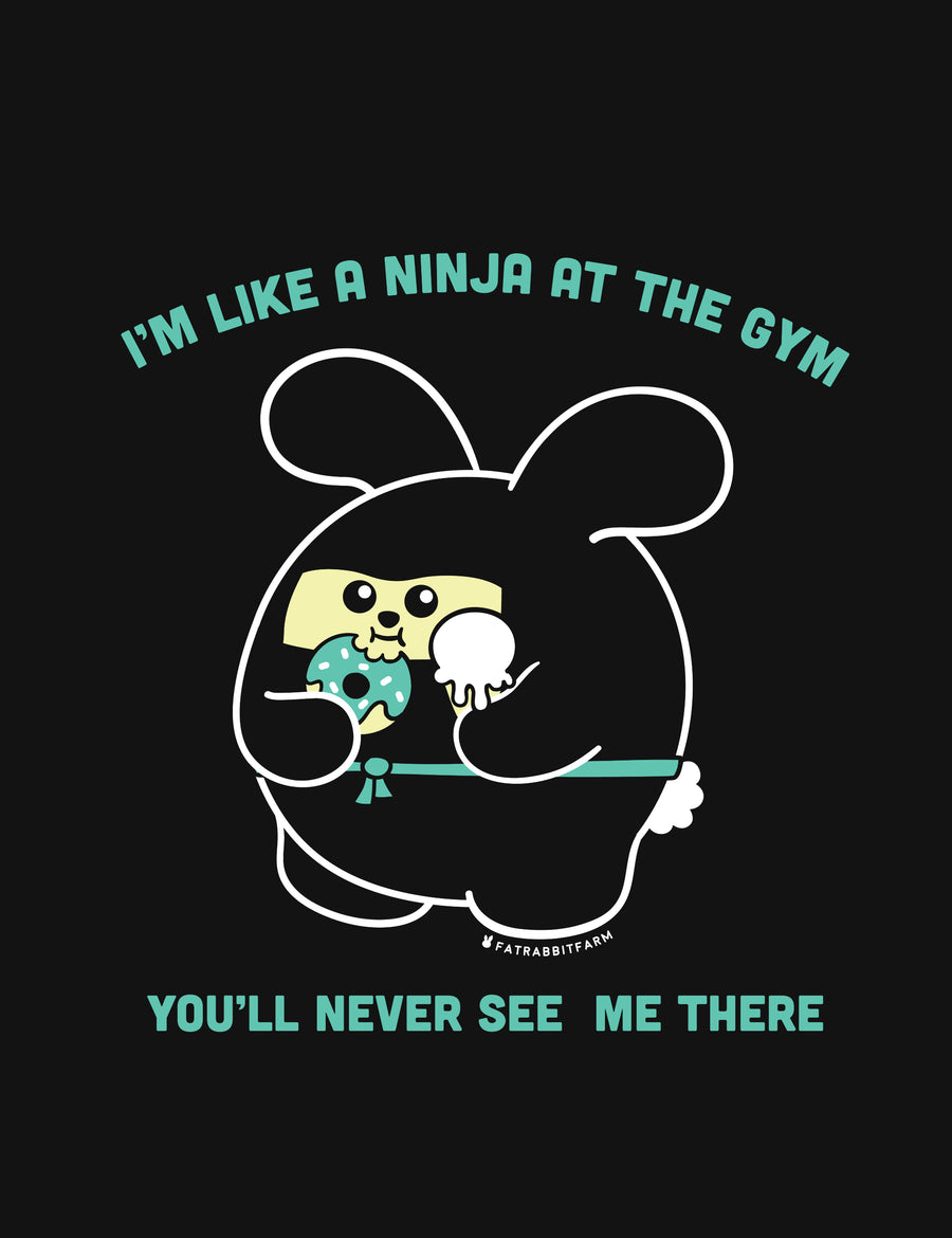Ninja at the Gym レディース Tシャツ