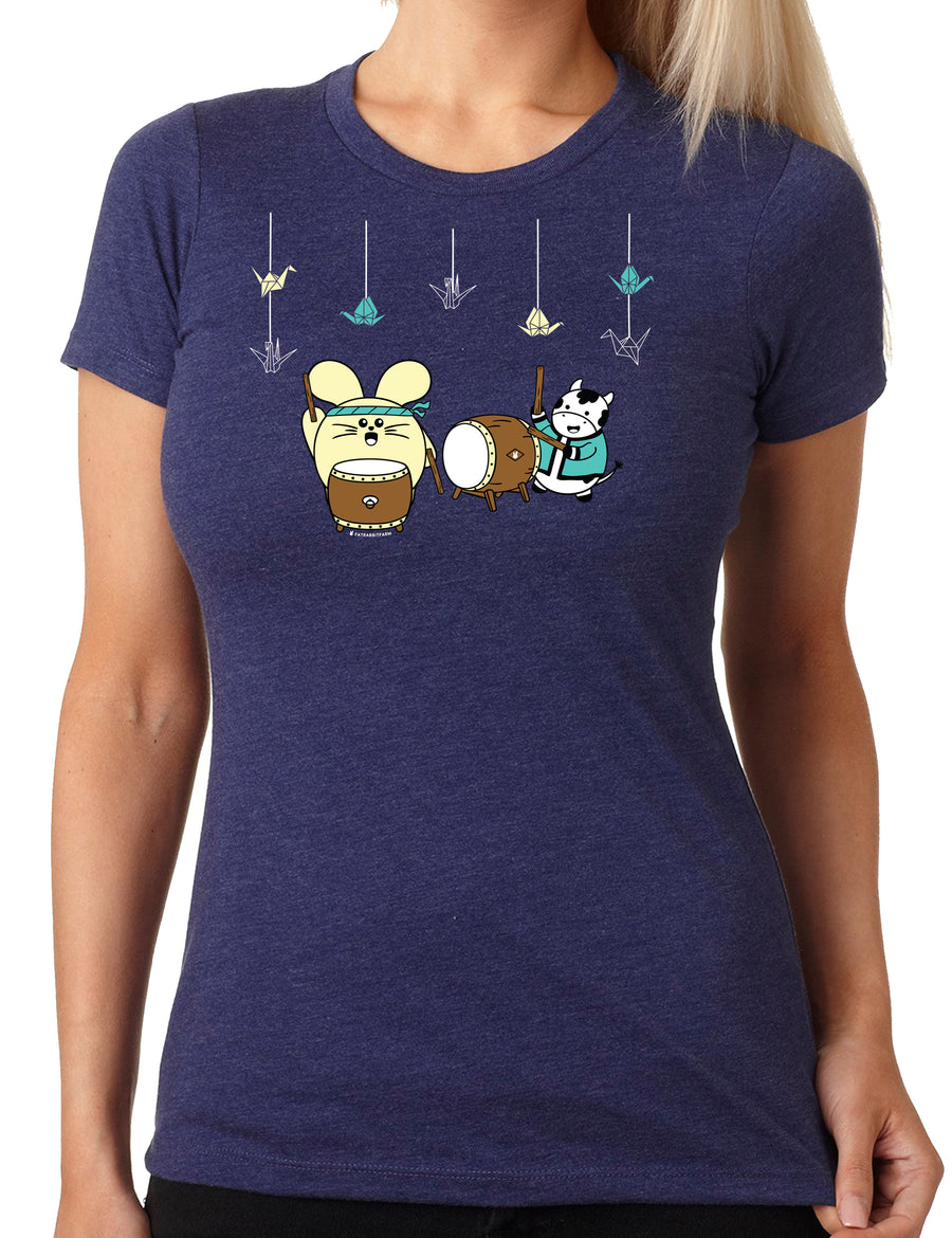 Taiko na may 1000 Cranes Women's T-shirt