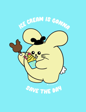 Ice Cream Is Gonna Save the Day レディース タンクトップ
