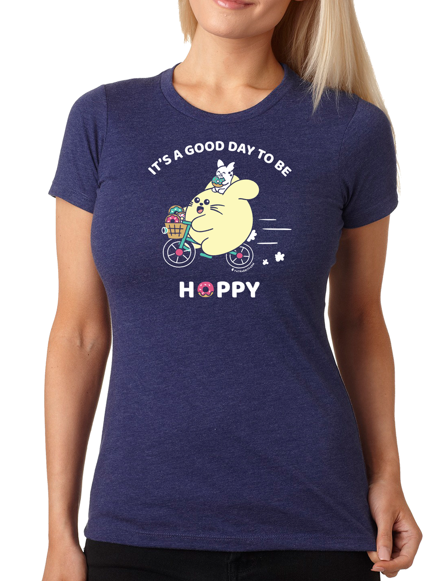 Good Day to Be Hoppy レディース Tシャツ